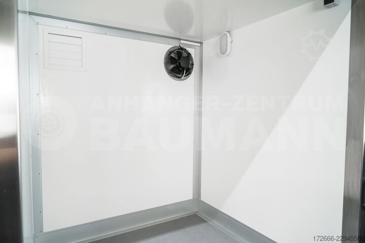 Hladnjača poluprikolica Andere BAUMANN ER 2.5 FREEZE | GRAU | 2X RÄUME 250X150X180CM 1500KG TIEFKÜHLANHÄNGER