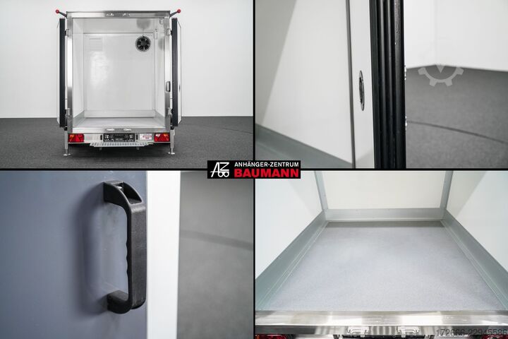 Hladnjača poluprikolica Andere BAUMANN ER 2.5 FREEZE | GRAU | 2X RÄUME 250X150X180CM 1500KG TIEFKÜHLANHÄNGER