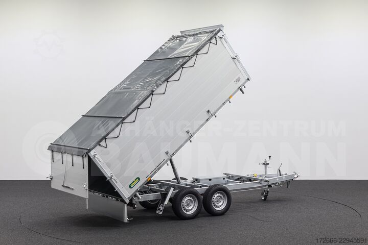 Trostani kiper Unsinn UDK-B 3617-35-14 366X175X120CM 3500KG BRENNHOLZANHÄNGER