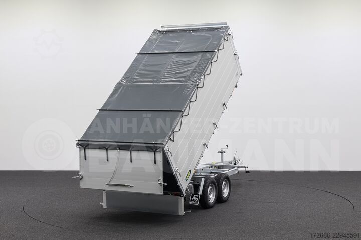 Trostani kiper Unsinn UDK-B 3617-35-14 366X175X120CM 3500KG BRENNHOLZANHÄNGER