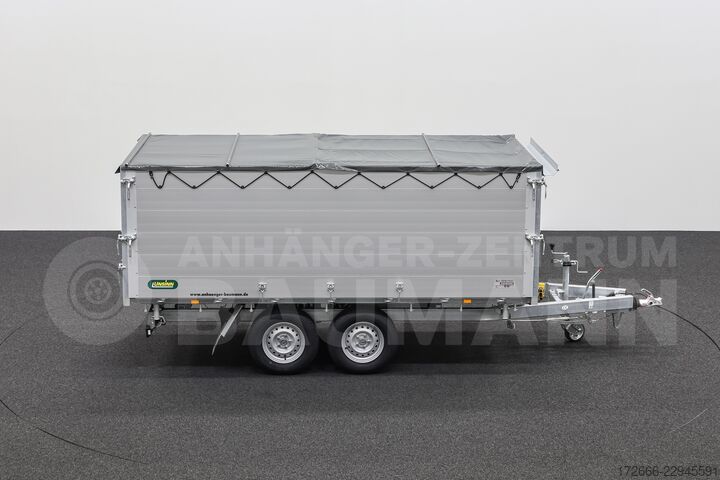 Trostani kiper Unsinn UDK-B 3617-35-14 366X175X120CM 3500KG BRENNHOLZANHÄNGER