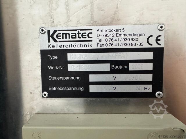 Kematec KORMA S1 / AGRAFFA 1 rezerve edilmiştir KEMATEC KORMA S1 / AGRAFFA 1