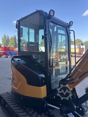 Minigraver Sany SY26U Cabine - Gebruikt