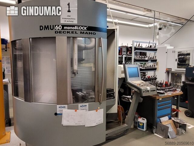 Vertikālā apstrādes centrs DMG DECKEL MAHO DMU 60 monoBlock