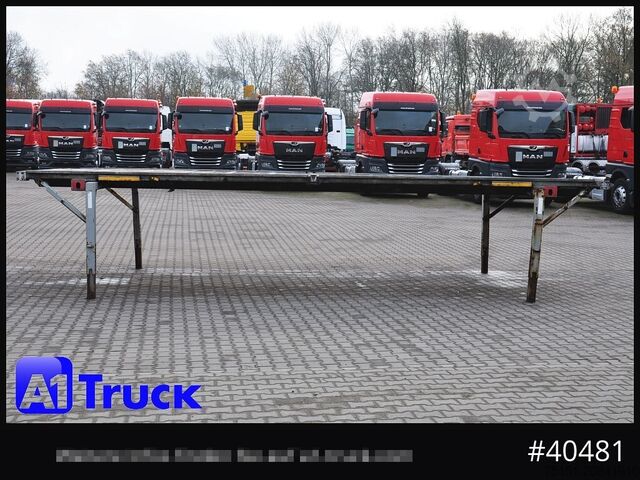 Swap body trailer WECON WPR 745, verzinkt, Plattform, Plateau,