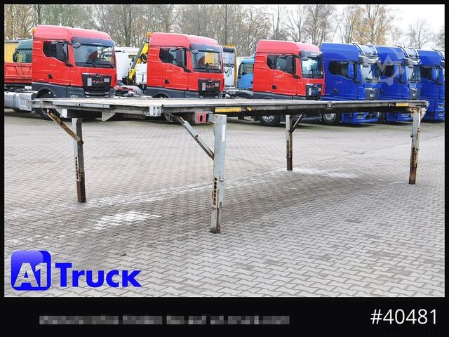 Swap body trailer WECON WPR 745, verzinkt, Plattform, Plateau,