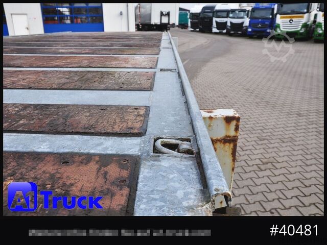 Swap body trailer WECON WPR 745, verzinkt, Plattform, Plateau,