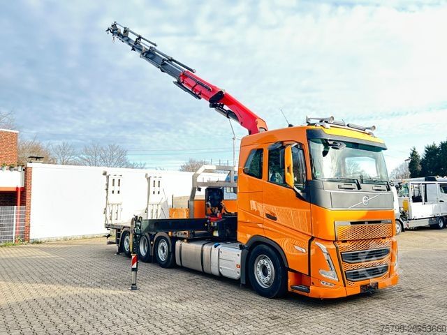 Macara montată pe camion VOLVO FH 510 Plattform + PK30002 TEC + Rampen