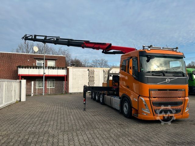 Macara montată pe camion VOLVO FH 510 Plattform + PK30002 TEC + Rampen