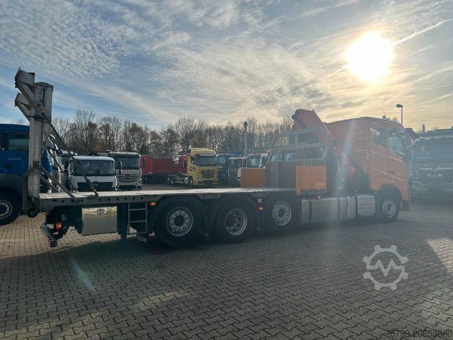 Macara montată pe camion VOLVO FH 510 Plattform + PK30002 TEC + Rampen