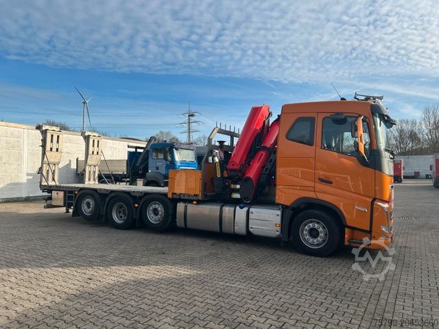 Macara montată pe camion VOLVO FH 510 Plattform + PK30002 TEC + Rampen