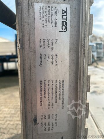 Macara montată pe camion VOLVO FH 510 Plattform + PK30002 TEC + Rampen