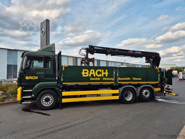 Камион со платформа MAN TGS 26.420 6x2-4 LL Hiab 177K PRO 2 Stück