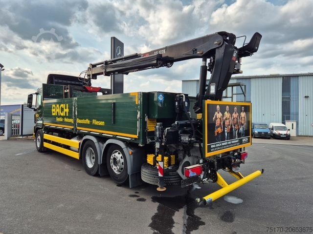 Камион со платформа MAN TGS 26.420 6x2-4 LL Hiab 177K PRO 2 Stück