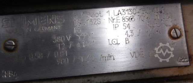 Электродвигатель 1,2/4 кВт 980/1450 об/мин Siemens 1LA3130-1BD40-Z