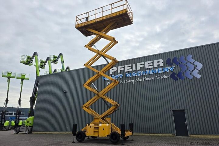 Pont élévateur à ciseaux Haulotte H18SXL Diesel, 4x4 Drive, 18m Working Height, 500k