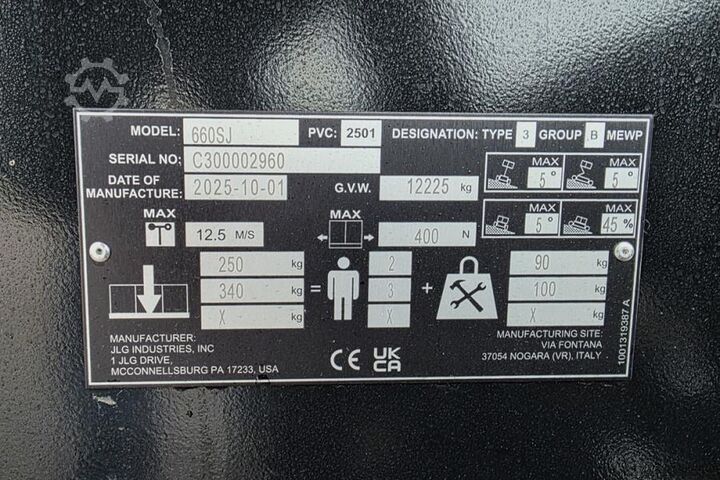 Grue mobile JLG 660SJ Quad Tracks Also Available For Rent, New, Di