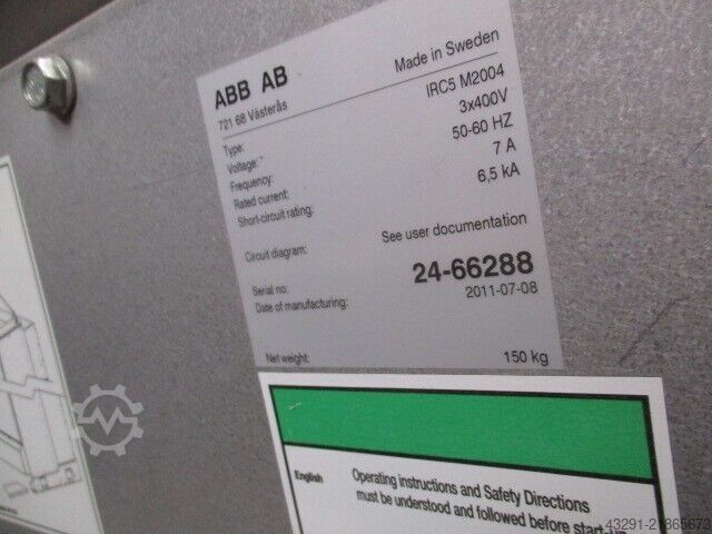 Industrial robot ABB Robotics IRB 2400L Type B, IRC5,M2004 Device Net