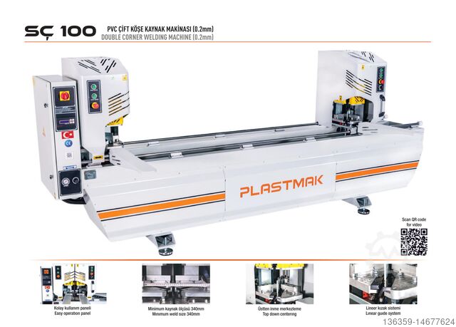 Mesin las multi-kepala PLASTMAK PVC ALÜMİNYUM İŞLEME MAKİNALARI SÇ 100