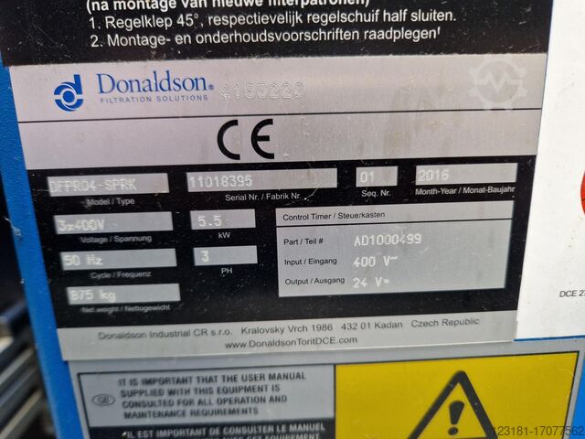 Usisavanje dima od zavarivanja Donaldson DFPRO 4 Sparktrap