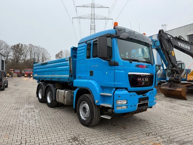 Camión volquete trilateral MAN TGS 26.480 3-Seiten-Kipper Klima Retarder AHK