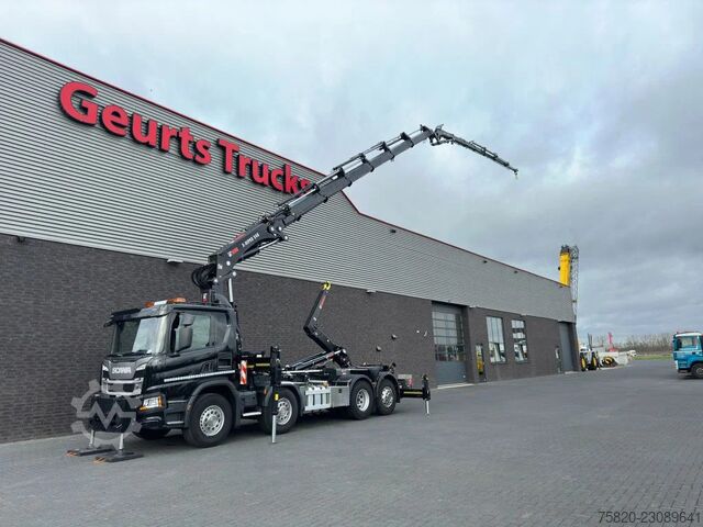  Scania P450 8X2 21 TON HAAKARM + HIAB 548 E-6 + JIB 15...