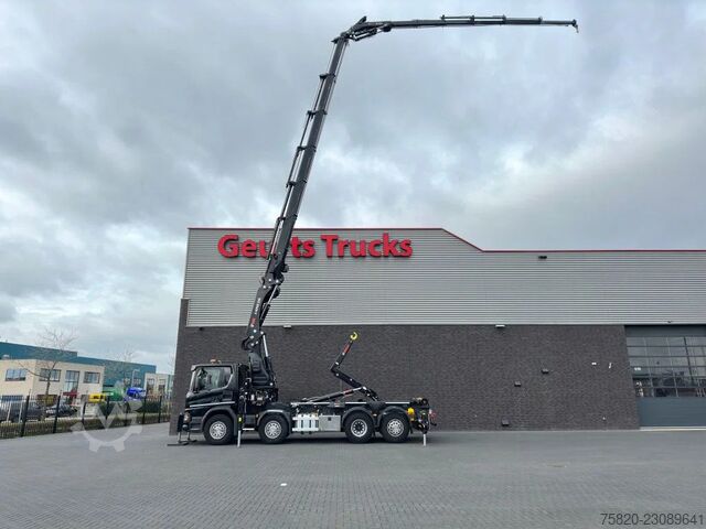  Scania P450 8X2 21 TON HAAKARM + HIAB 548 E-6 + JIB 15...