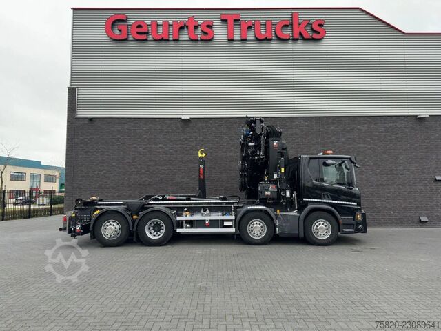  Scania P450 8X2 21 TON HAAKARM + HIAB 548 E-6 + JIB 15...