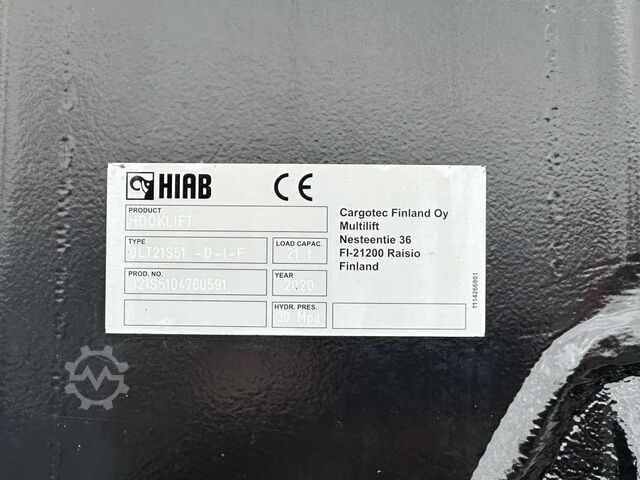  Scania P450 8X2 21 TON HAAKARM + HIAB 548 E-6 + JIB 15...
