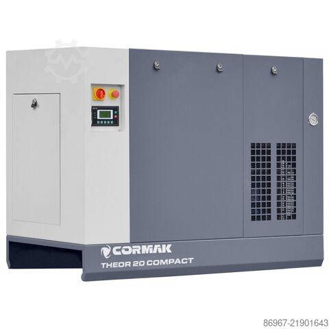 Compressor de parafuso com secador CORMAK THEOR 20 COMPACT