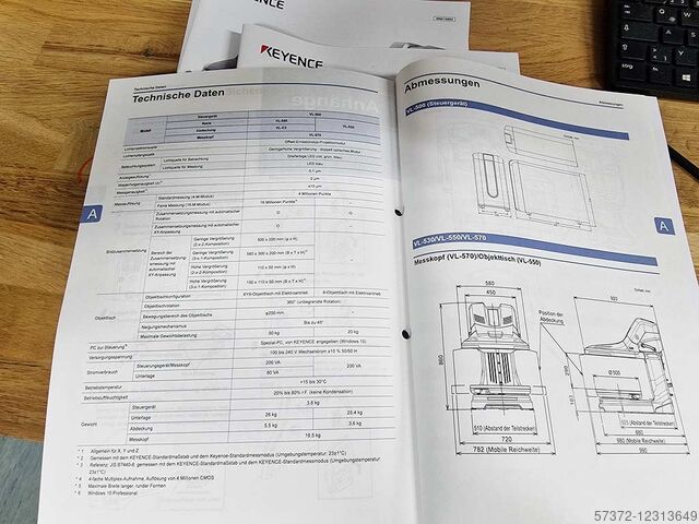 Máy đo tọa độ 3D quang học Keyence VL-500