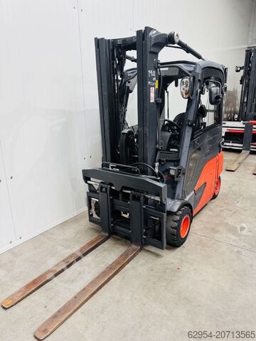 Electric 4-wheel forklift Linde E 20 PL-02 EVO Triplex STVO Kabine ZVG