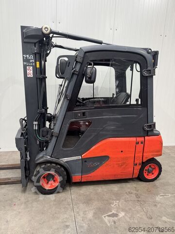 Elektrinis keturių ratų krautuvas Linde E 20 PL-02 EVO Triplex STVO Kabine ZVG