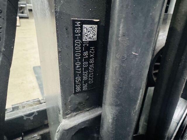 Elektrinis keturių ratų krautuvas Linde E 20 PL-02 EVO Triplex STVO Kabine ZVG