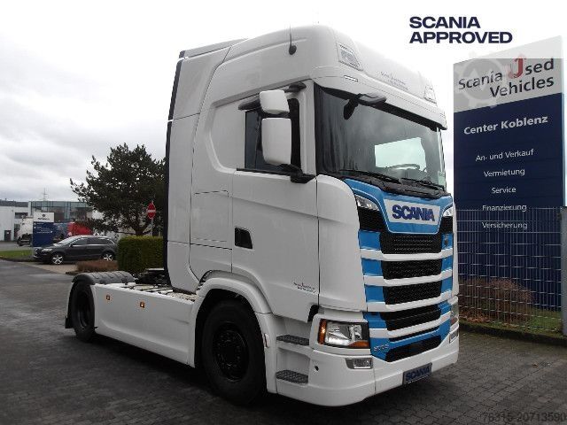 Standard tractor unit Scania S 500 NA - HIGHLINE - 2x TANKs - SCR ONLY