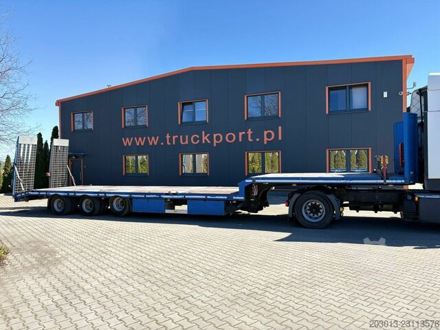 Lavtloader trailer HUMBAUR ELBO EN04 P Tieflader 3 Achse