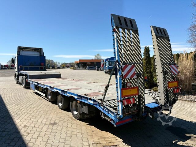 Lavtloader trailer HUMBAUR ELBO EN04 P Tieflader 3 Achse