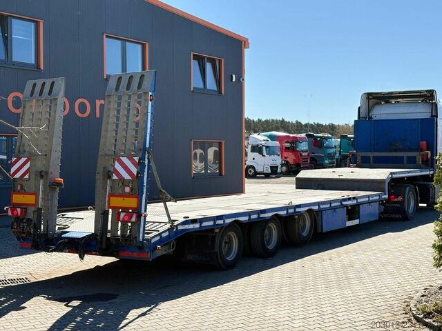 Lavtloader trailer HUMBAUR ELBO EN04 P Tieflader 3 Achse