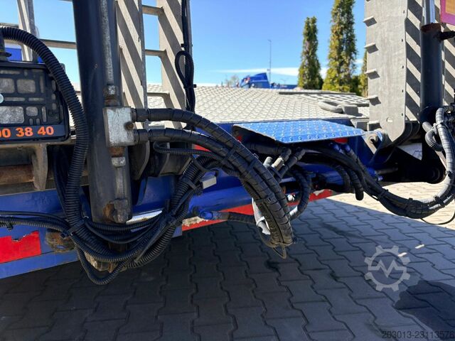 Lavtloader trailer HUMBAUR ELBO EN04 P Tieflader 3 Achse
