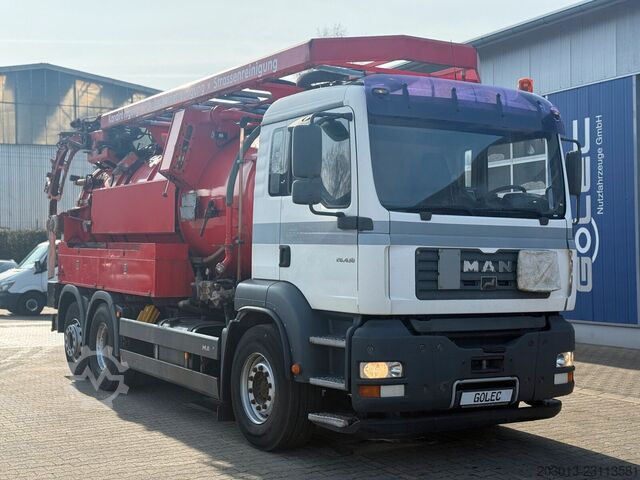 Vacuum tank truck MAN TGA 26.430 6x2-2 BL ASSMANN Saug- und Druckwagen