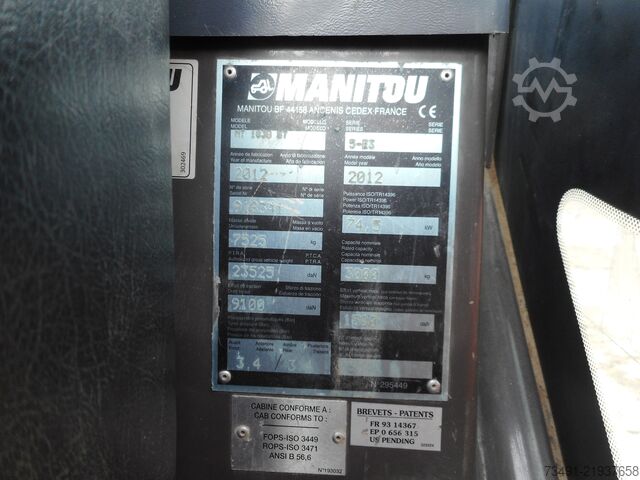 Cargadora telescópica Manitou MT 1030