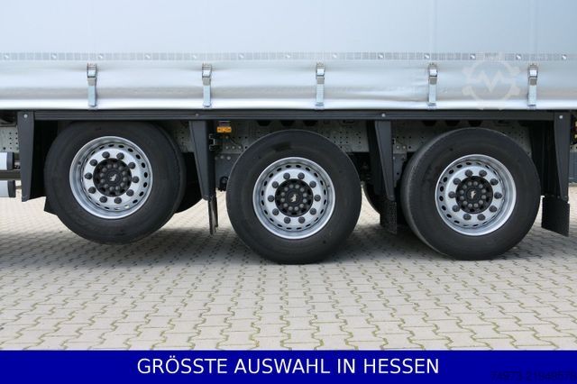Treler separa terbuka dengan kanvas SCHMITZ CARGOBULL 6to Leergewicht Liftachse XL+Getränke ¤429.-mtl