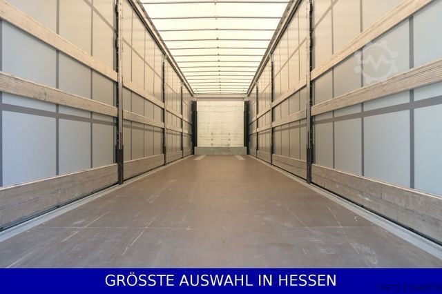 Treler separa terbuka dengan kanvas SCHMITZ CARGOBULL 6to Leergewicht Liftachse XL+Getränke ¤429.-mtl