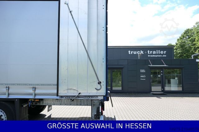 Treler separa terbuka dengan kanvas SCHMITZ CARGOBULL 6to Leergewicht Liftachse XL+Getränke ¤429.-mtl