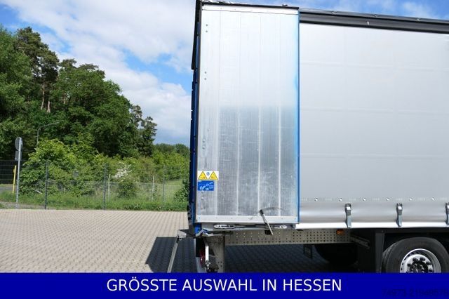 Treler separa terbuka dengan kanvas SCHMITZ CARGOBULL 6to Leergewicht Liftachse XL+Getränke ¤429.-mtl