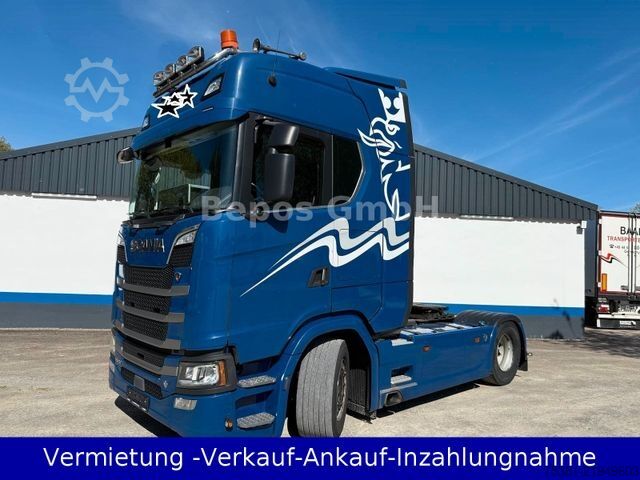 Tracteur routier standard SCANIA S 520 V8 /2-Tanks-Retarder, VDO DTCO 4.1- G2V2