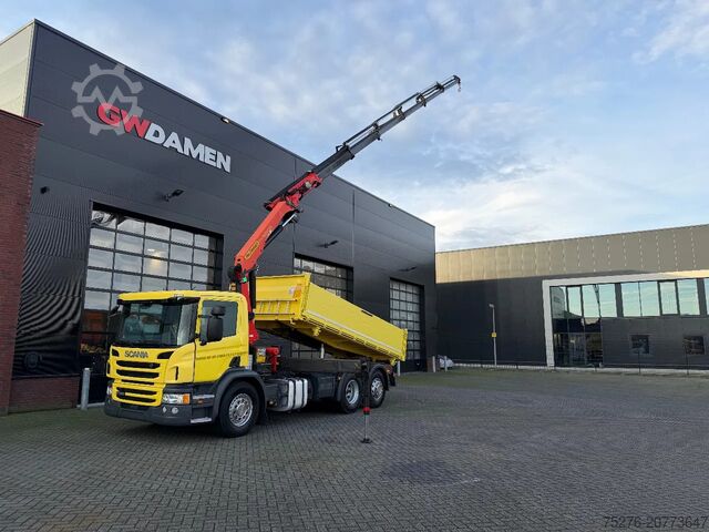 قلابة ذات 3 اتجاهات Scania P360 6x2 3 zijdige Kipper/ Palfinger PK 18002-E...