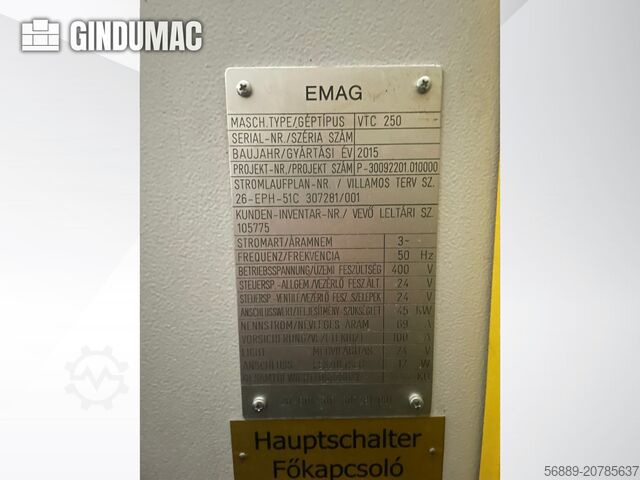 EMAG VTC 250 EMAG VTC 250