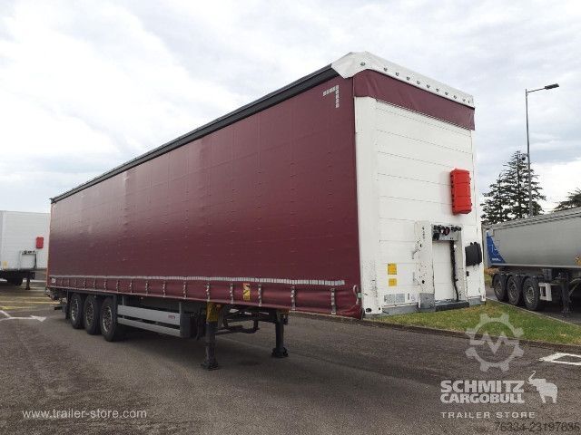 Semi-remorque bâchée Schmitz Cargobull Semitrailer Curtainsider Standard Hayon