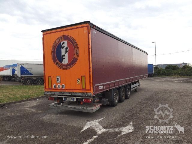 Semi-remorque bâchée Schmitz Cargobull Semitrailer Curtainsider Standard Hayon